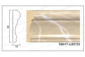 S8017 PS发泡仿真大理石装饰线收边线防水易安装 七色入